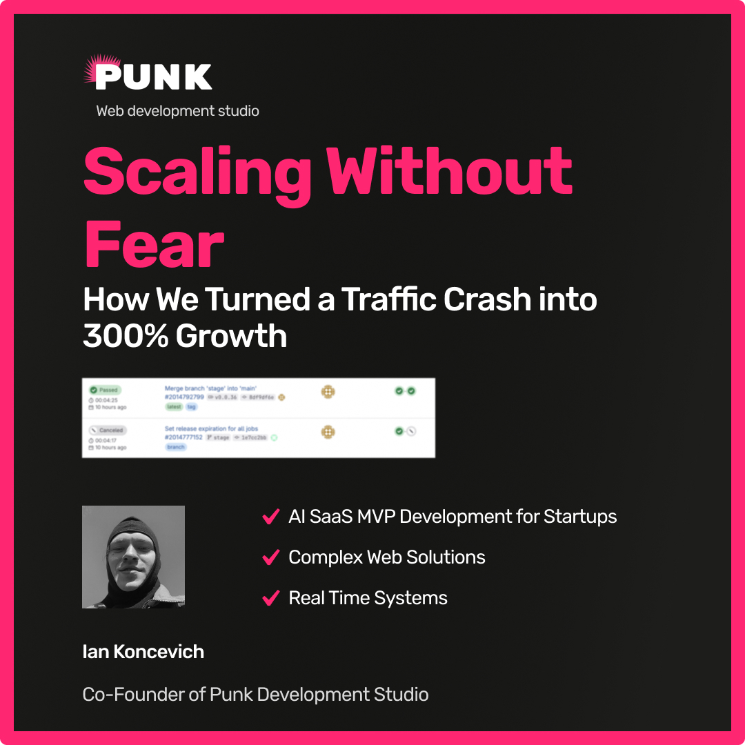 Scaling Without Fear – Case Study cover by Ian Koncevich